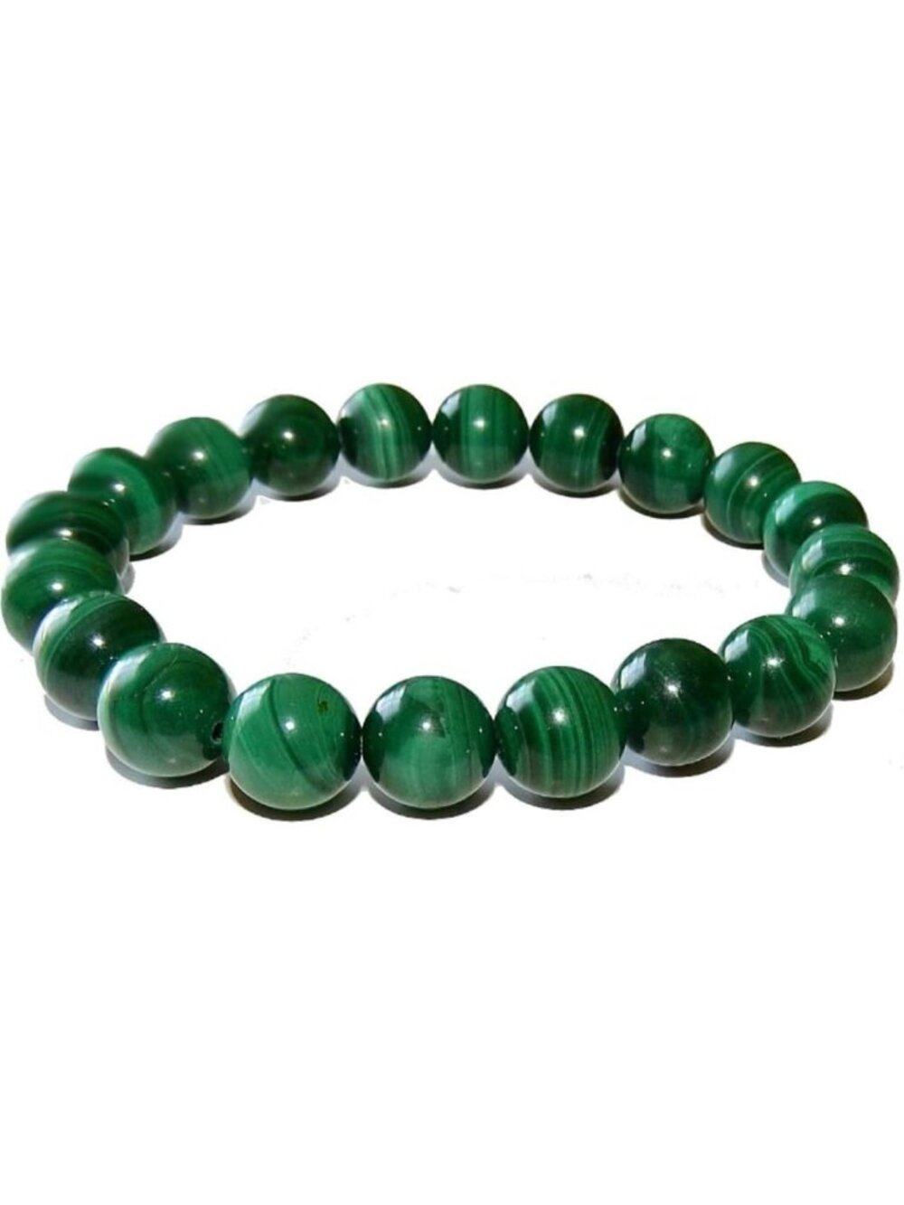 Natural AAA Malachite Bracelet - Genuine Stone for Spiritual Healing & Energy